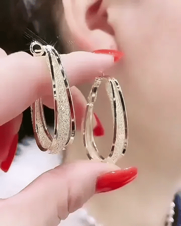 DivaHoop – Cercei ovali eleganți pentru femei