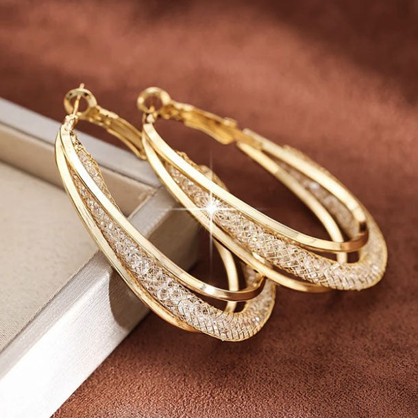 DivaHoop – Cercei ovali eleganți pentru femei